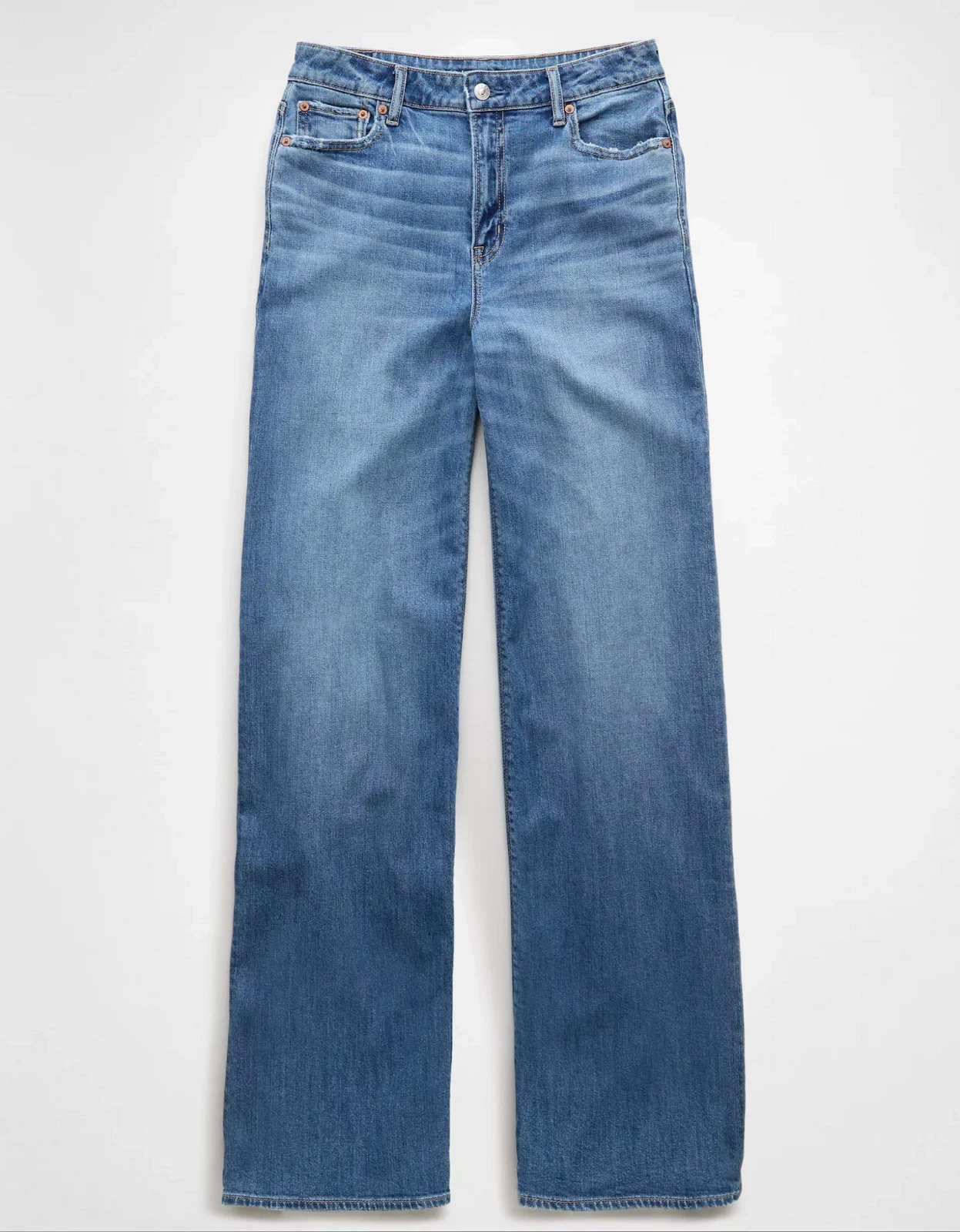 AE Dreamy Drape Stretch Super High-Waisted Baggy Wide-Leg Jean - Image 6